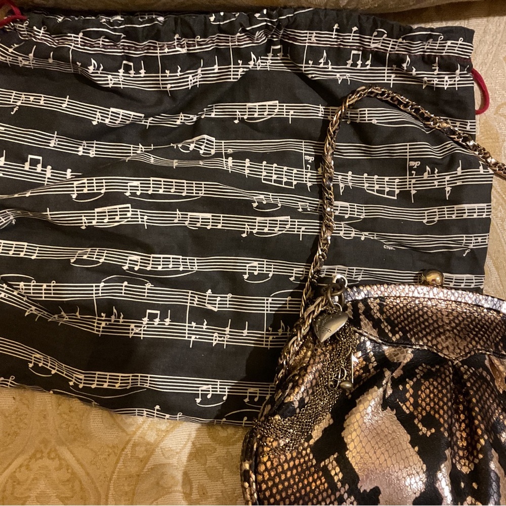 Rhythm & Rhyme Python Print Purse - image 5